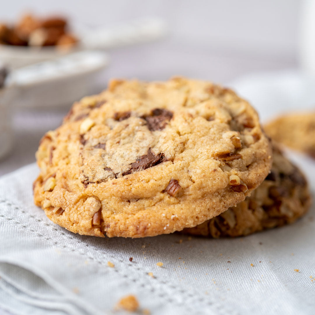 Galleta de chocolate con nuez