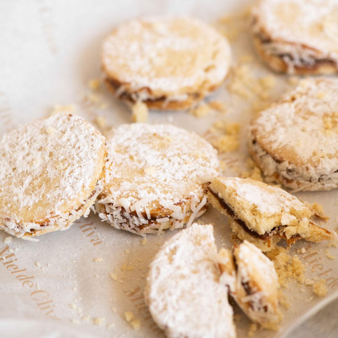 Alfajor con coco