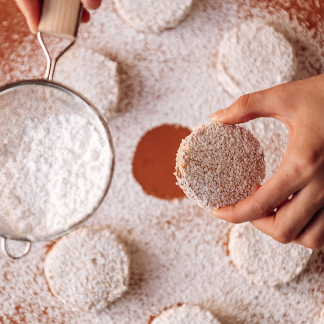 Alfajor con coco